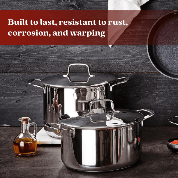 Maestro 6 - Piece Pot Set & Lids - Alva Cookware